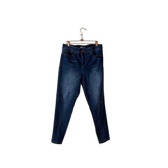 Democracy “ab”solution high rise skinny jeans‎ size 12 dark wash - Picture 2 of 9